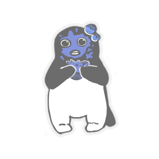 Blueberry Explosion Penguin Sticker