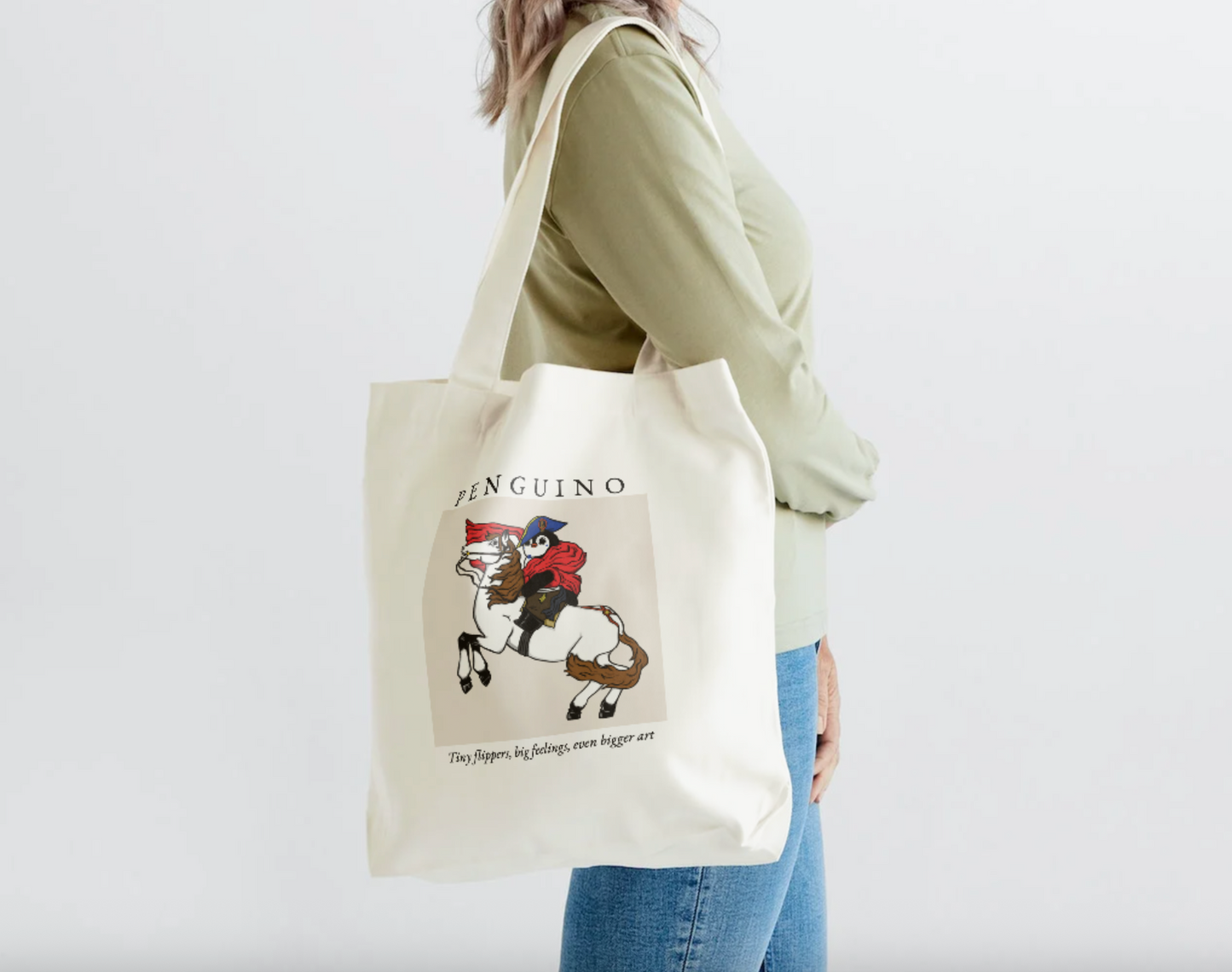 Napoleon Penguin-arte Tote Bag