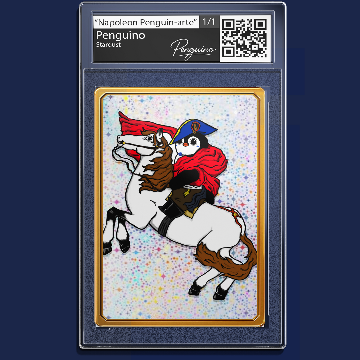 Penguino Napoleon Art Card