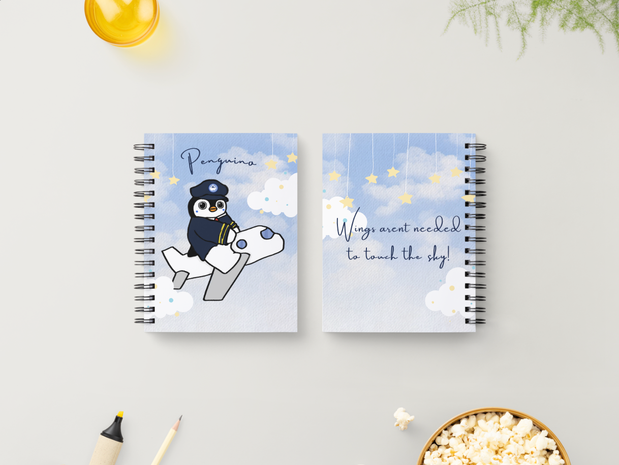 Penguino's Notebook - "Into the Sky!" edition