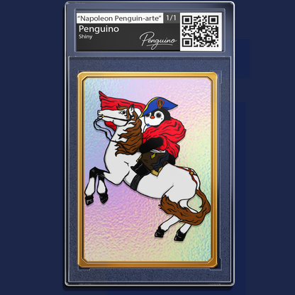 Penguino Napoleon Art Card