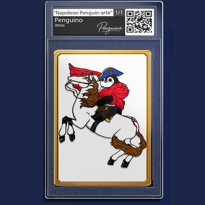 Penguino Napoleon Art Card
