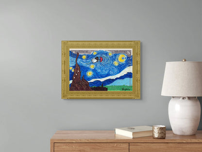 Starry Night's Heavy Wind
