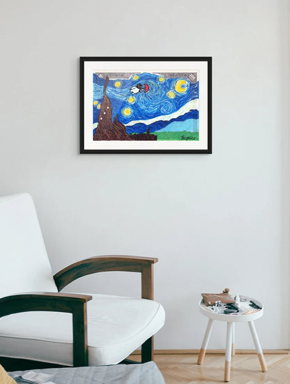 Starry Night's Heavy Wind