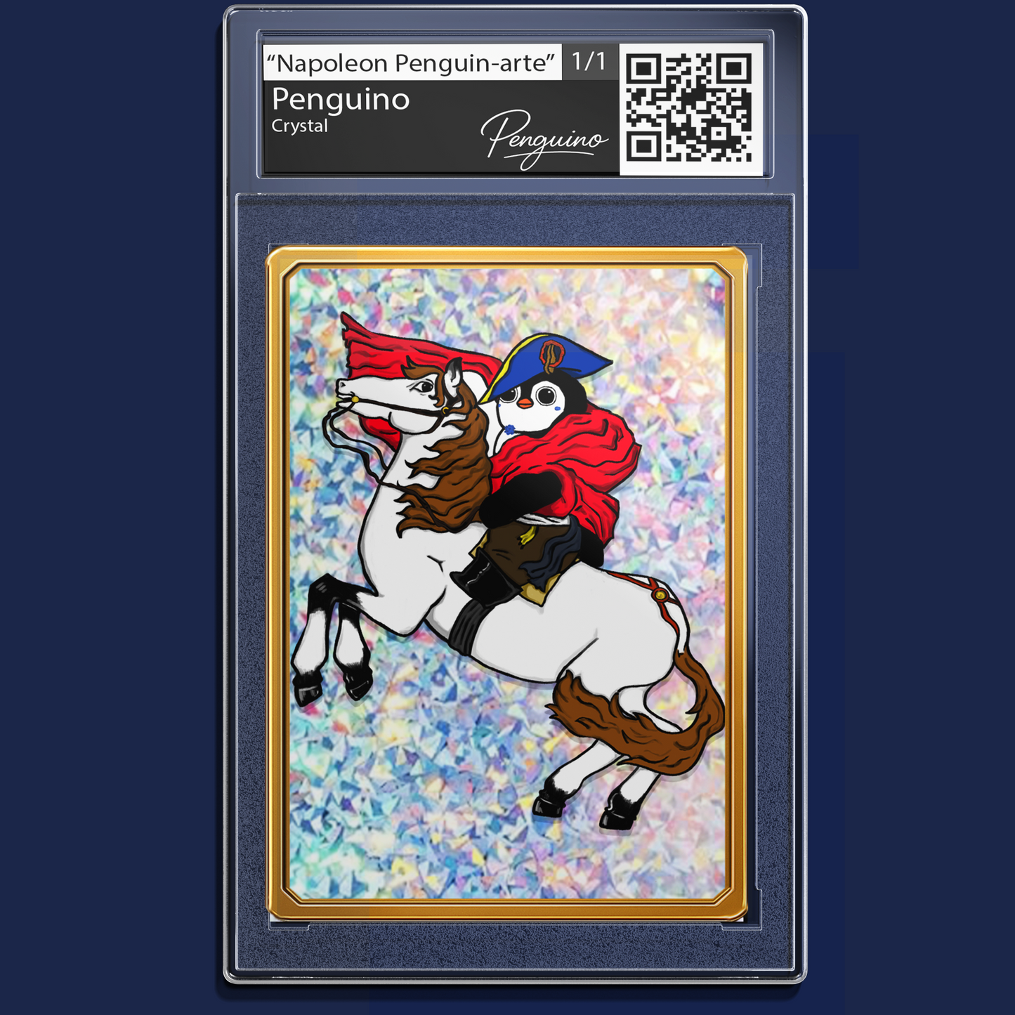 Penguino Napoleon Art Card